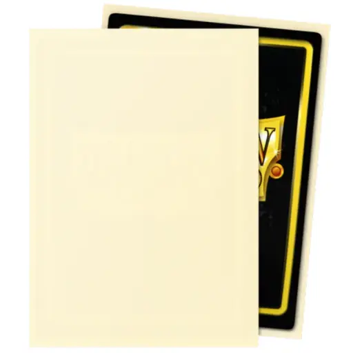 Alternative view of Dragon Shield Standard Sleeves - Matte Ivory