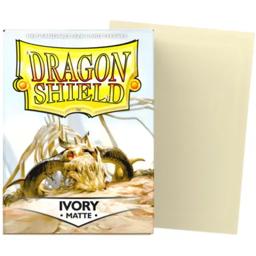 Dragon Shield Standard Sleeves - Matte Ivory