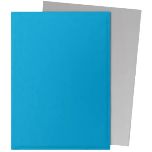 Alternative view of Dragon Shield Standard Matte Dual Sleeves - Sky Blue & Silver