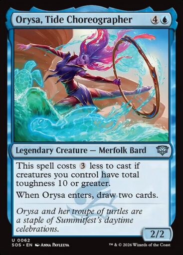 Secrets of Strixhaven - 62 - Orysa, Tide Choreographer - Uncommon - U - Foil (Front)