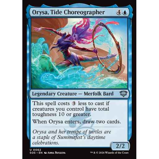 Secrets of Strixhaven - 62 - Orysa, Tide Choreographer - Uncommon - U - Non-foil (Front)
