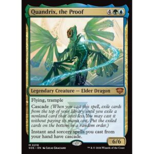 Secrets of Strixhaven - 218 - Quandrix, the Proof - Mythic - UG - Non-foil (Front)