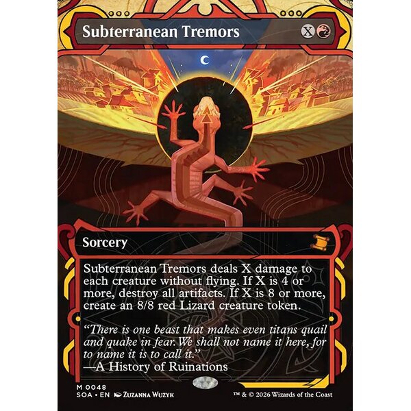 Secrets of Strixhaven Mystical Archive - 48 - Subterranean Tremors - Mythic - R - Non-foil (Front)