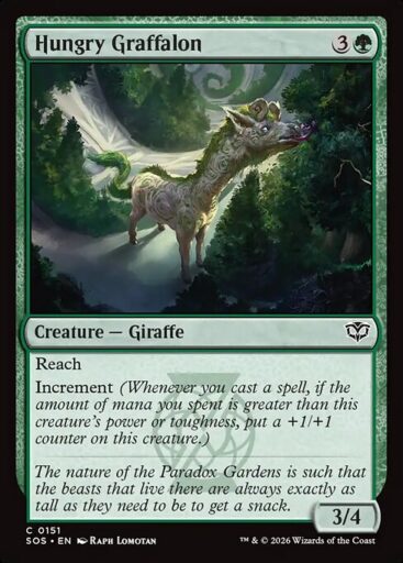 Secrets of Strixhaven - 151 - Hungry Graffalon - Common - G - Non-foil (Front)