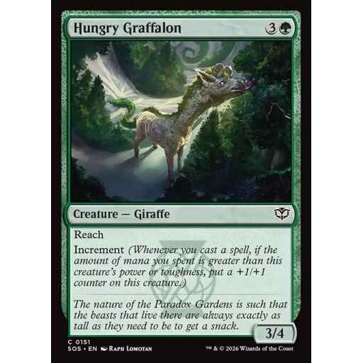 Secrets of Strixhaven - 151 - Hungry Graffalon - Common - G - Non-foil (Front)