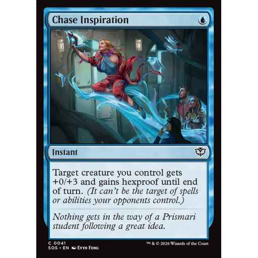 Secrets of Strixhaven - 41 - Chase Inspiration - Common - U - Foil (Front)