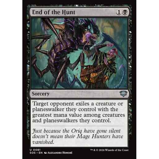 Secrets of Strixhaven - 81 - End of the Hunt - Uncommon - B - Non-foil (Front)