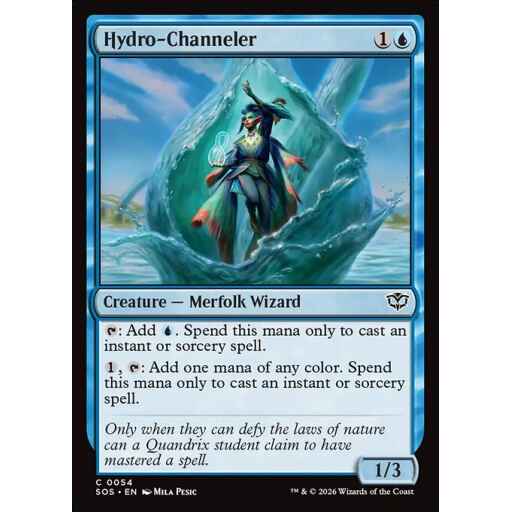 Secrets of Strixhaven - 54 - Hydro-Channeler - Common - U - Non-foil (Front)