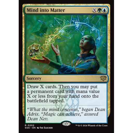 Secrets of Strixhaven - 202 - Mind into Matter - Rare - UG - Non-foil (Front)