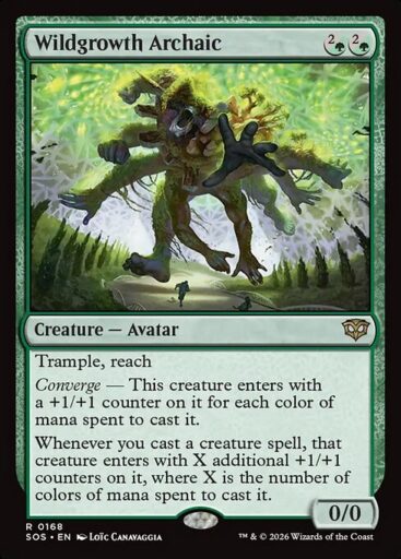 Secrets of Strixhaven - 168 - Wildgrowth Archaic - Rare - G - Non-foil (Front)