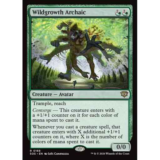 Secrets of Strixhaven - 168 - Wildgrowth Archaic - Rare - G - Non-foil (Front)
