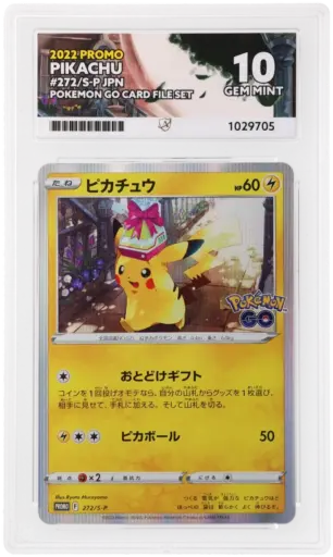 ACE 10 Gem Mint - 2022 Pokemon Promo Pikachu #272/S-P