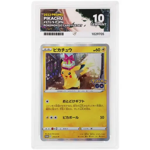 ACE 10 Gem Mint - 2022 Pokemon Promo Pikachu #272/S-P