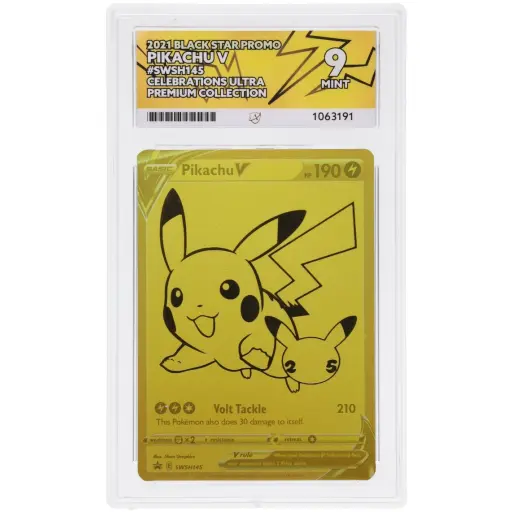 ACE 9 Mint - 2021 Pokemon Black Star Promo Pikachu V #SWSH145