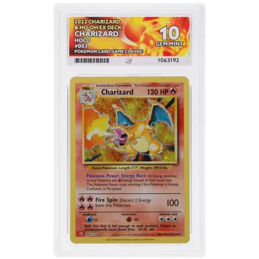 ACE 10 Gem Mint - 2023 Pokemon Charizard & Ho-oh Ex Deck Charizard #003/034
