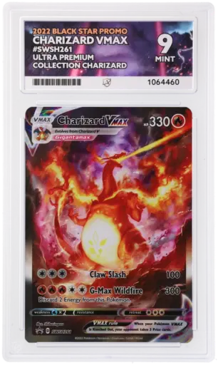 ACE 9 Mint - 2022 Pokemon Black Star Promo Charizard VMAX #SWSH261
