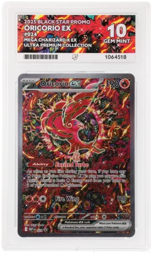 ACE 10 Gem Mint - 2025 Pokemon Black Star Promo Oricorio ex #24
