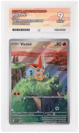 ACE 9 Mint - 2025 Pokemon Black Star Promo Victini #208