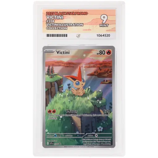ACE 9 Mint - 2025 Pokemon Black Star Promo Victini #208