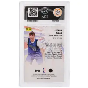 Alternative view of ACE 9 Mint - 2025-26 Topps Basketball Cooper Flagg Foil #PP-16