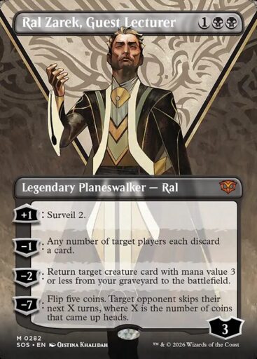 Secrets of Strixhaven - 282 - Ral Zarek, Guest Lecturer - Mythic - B - Non-foil (Front)