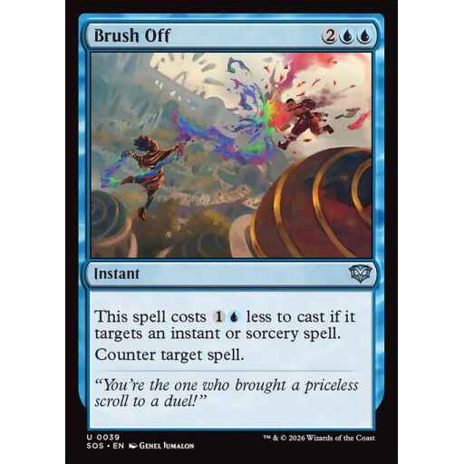 Secrets of Strixhaven - 39 - Brush Off - Uncommon - U - Non-foil (Front)