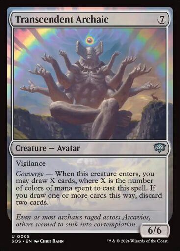 Secrets of Strixhaven - 5 - Transcendent Archaic - Uncommon - C - Non-foil (Front)