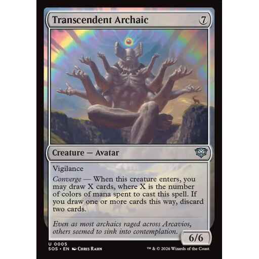 Secrets of Strixhaven - 5 - Transcendent Archaic - Uncommon - C - Non-foil (Front)