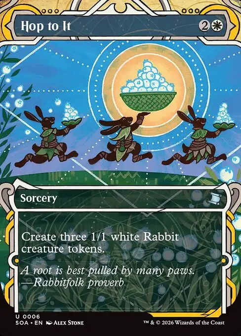 Secrets of Strixhaven Mystical Archive - 6 - Hop to It - Uncommon - W - Non-foil (Front)