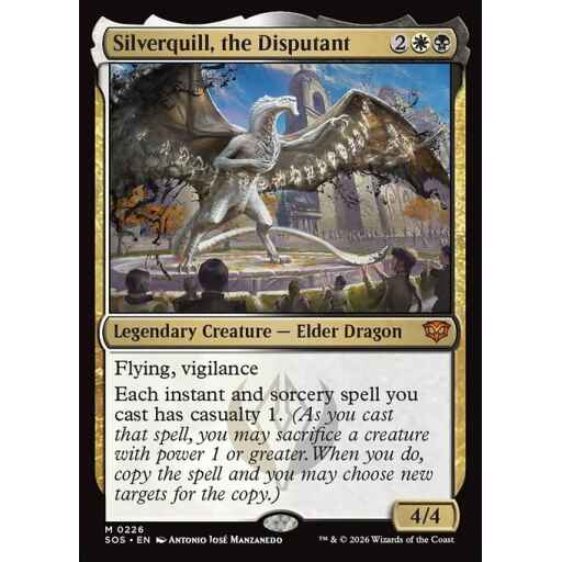 Secrets of Strixhaven - 226 - Silverquill, the Disputant - Mythic - WB - Non-foil (Front)