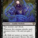 Secrets of Strixhaven - 93 - Postmortem Professor - Rare - B - Foil (Front)