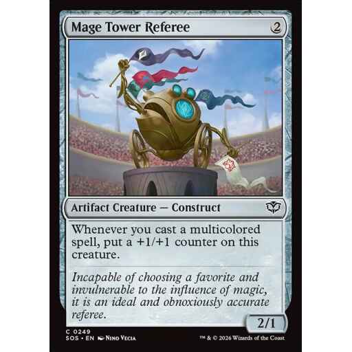 Secrets of Strixhaven - 249 - Mage Tower Referee - Common - C - Non-foil (Front)