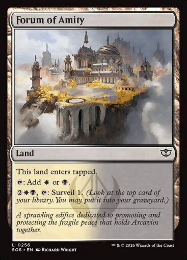 Secrets of Strixhaven - 256 - Forum of Amity - Common - C - Foil (Front)