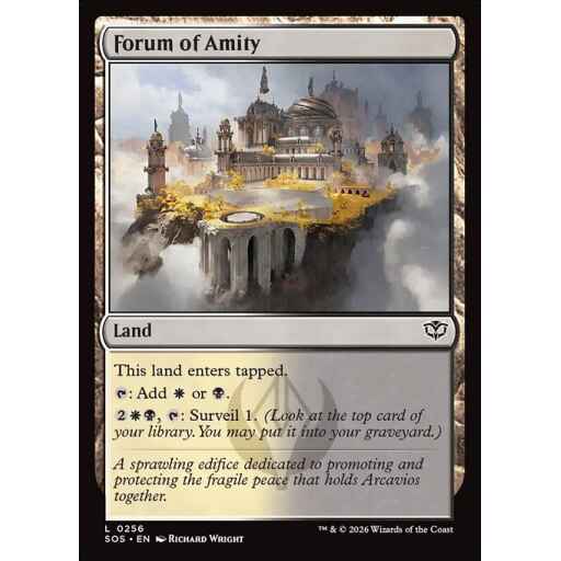 Secrets of Strixhaven - 256 - Forum of Amity - Common - C - Foil (Front)