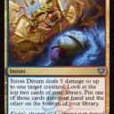 Secrets of Strixhaven - 235 - Stress Dream - Uncommon - UR - Foil (Front)