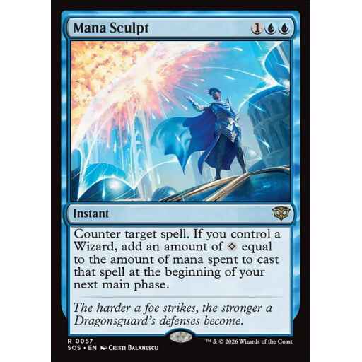 Secrets of Strixhaven - 57 - Mana Sculpt - Rare - U - Non-foil (Front)