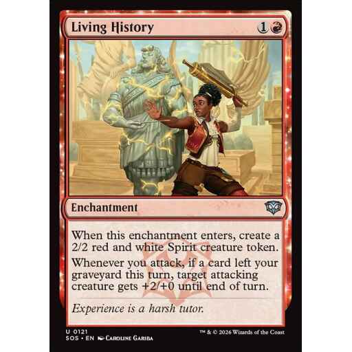 Secrets of Strixhaven - 121 - Living History - Uncommon - R - Non-foil (Front)