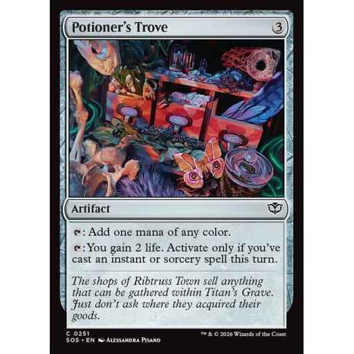 Secrets of Strixhaven - 251 - Potioner's Trove - Common - C - Non-foil (Front)