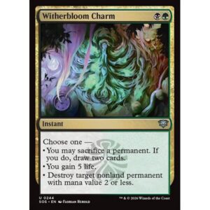 Secrets of Strixhaven - 244 - Witherbloom Charm - Uncommon - BG - Non-foil (Front)