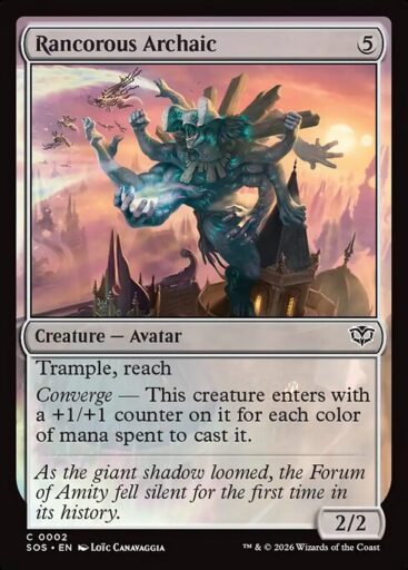 Secrets of Strixhaven - 2 - Rancorous Archaic - Common - C - Non-foil (Front)