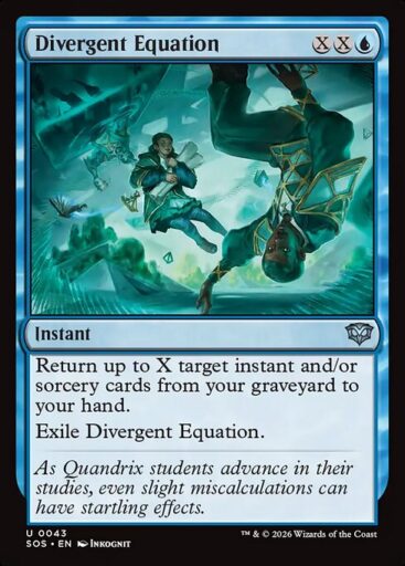 Secrets of Strixhaven - 43 - Divergent Equation - Uncommon - U - Non-foil (Front)