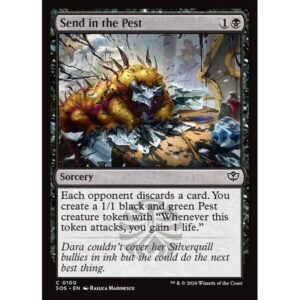 Secrets of Strixhaven - 100 - Send in the Pest - Common - B - Non-foil (Front)