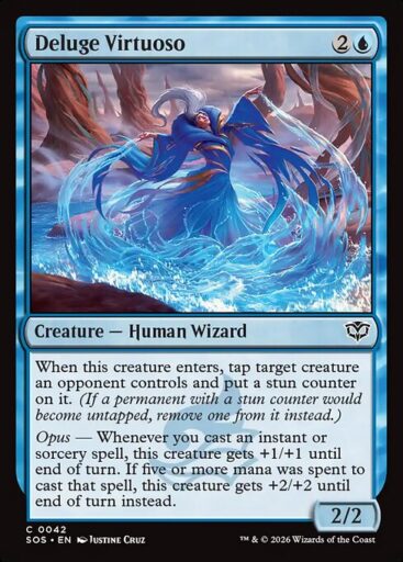Secrets of Strixhaven - 42 - Deluge Virtuoso - Common - U - Non-foil (Front)