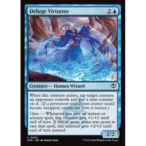 Secrets of Strixhaven - 42 - Deluge Virtuoso - Common - U - Non-foil (Front)