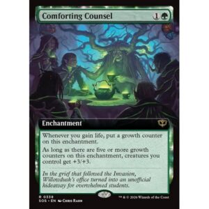 Secrets of Strixhaven - 338 - Comforting Counsel - Rare - G - Non-foil (Front)