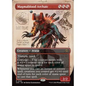 Secrets of Strixhaven - 295 - Magmablood Archaic - Rare - R - Foil (Front)