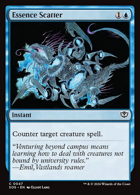 Secrets of Strixhaven - 47 - Essence Scatter - Common - U - Non-foil (Front)