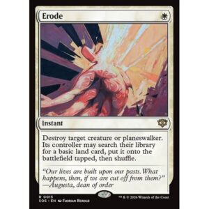 Secrets of Strixhaven - 15 - Erode - Rare - W - Non-foil (Front)