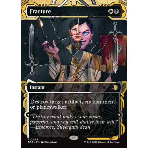 Secrets of Strixhaven Mystical Archive - 65 - Fracture - Rare - WB - Non-foil (Front)
