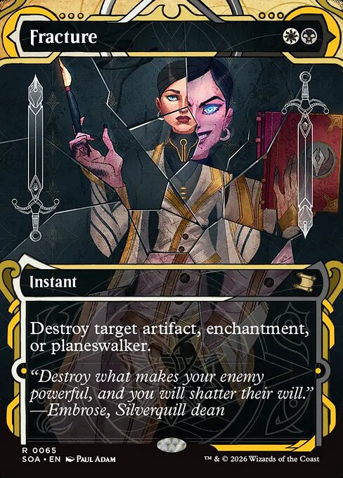 Secrets of Strixhaven Mystical Archive - 65 - Fracture - Rare - WB - Non-foil (Front)